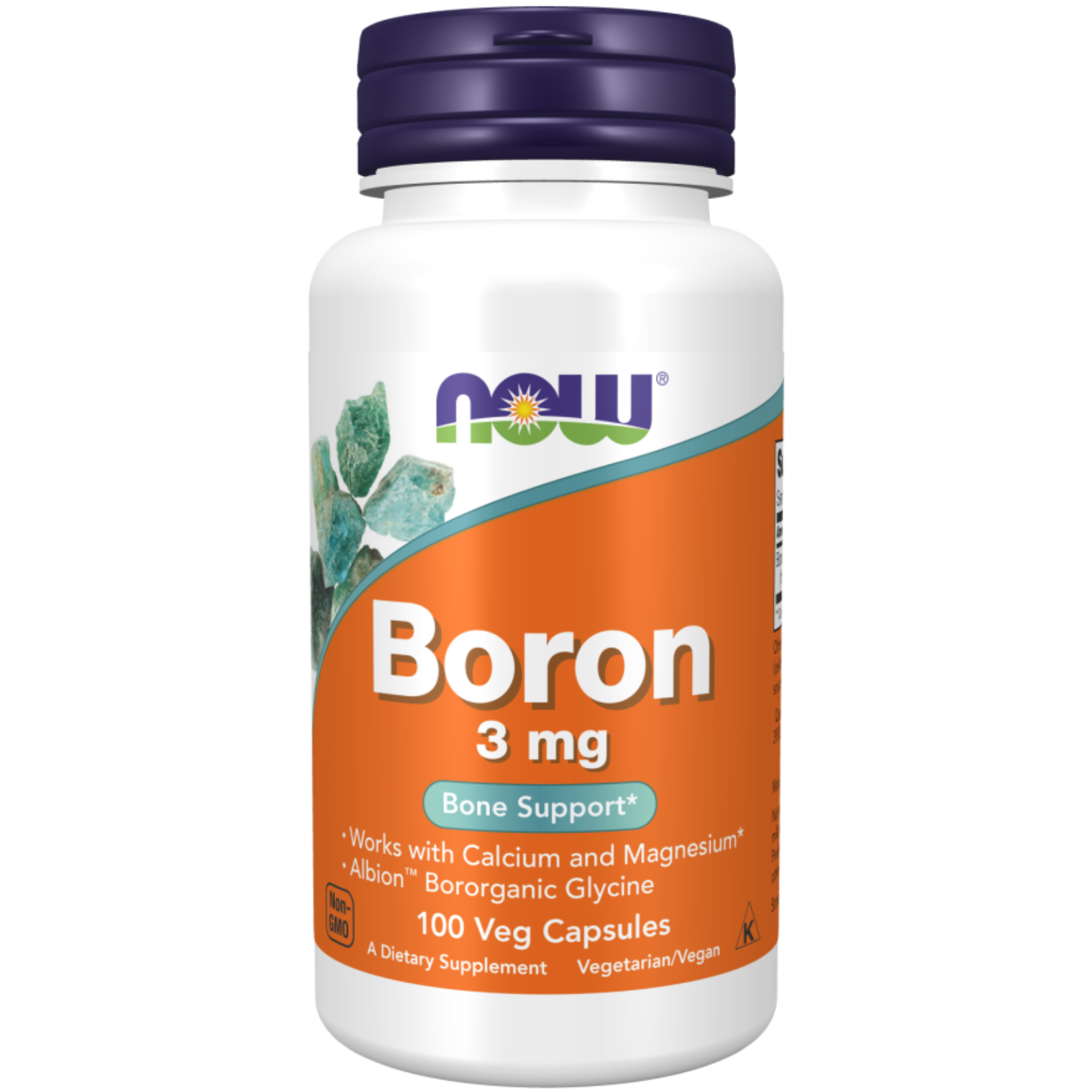 Now Boron 3mg Caps 100's